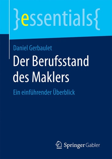 bokomslag Der Berufsstand¿des Maklers