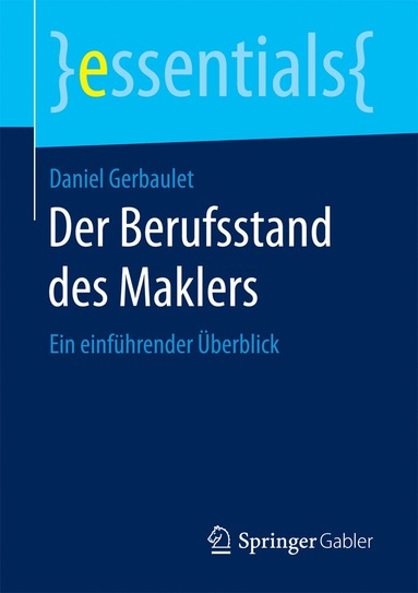 bokomslag Der Berufsstanddes Maklers