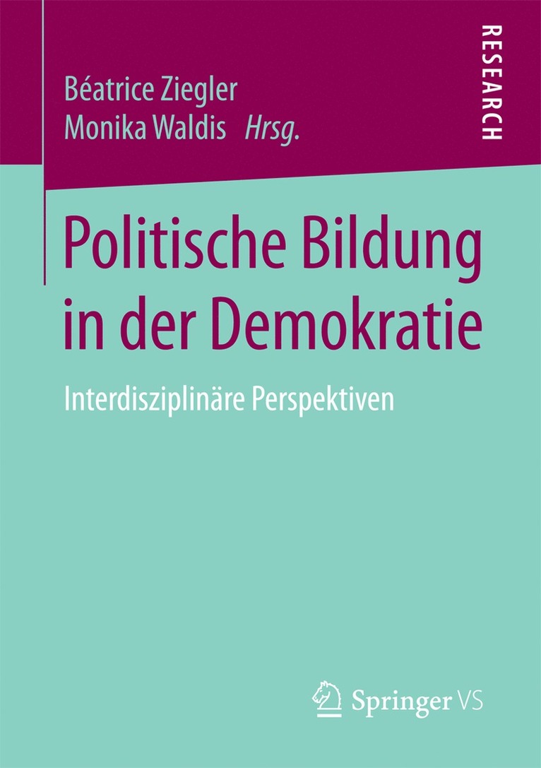 Béatrice Ziegler, Monika Waldis, Beatrice Ziegler - Politische Bildung in der Demokratie, Häftad