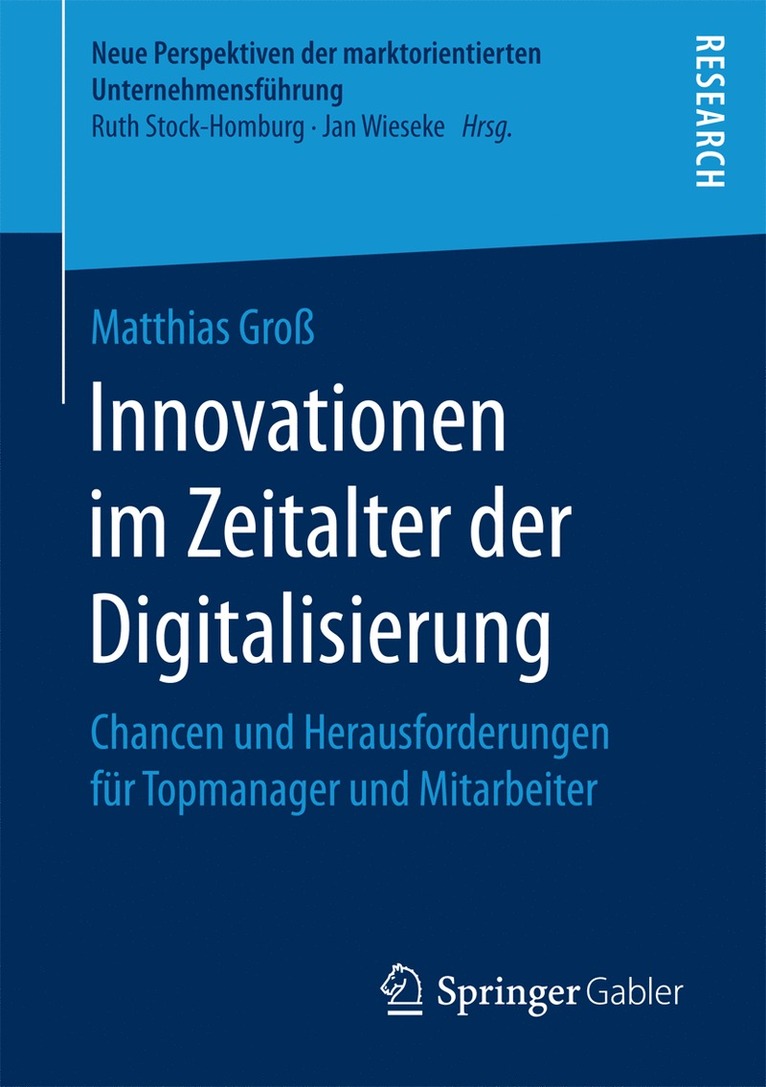 Matthias Groß - Innovationen im Zeitalter der Digitalisierung, Häftad