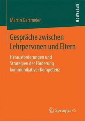 bokomslag Gesprche zwischen Lehrpersonen und Eltern