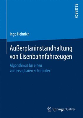 bokomslag Außerplaninstandhaltung von Eisenbahnfahrzeugen