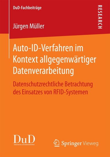 Jürgen Müller - Auto-ID-Verfahren im Kontext allgegenwärtiger Datenverarbeitung, Häftad