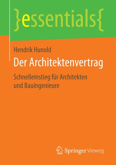 bokomslag Der Architektenvertrag