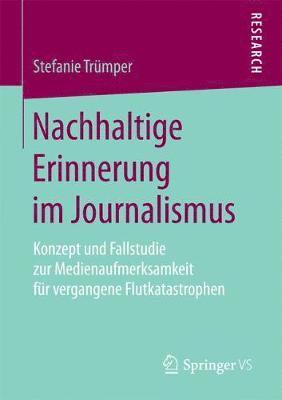 bokomslag Nachhaltige Erinnerung im Journalismus