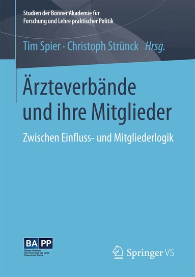Tim Spier, Christoph Strünck - Ärzteverbände und ihre Mitglieder, Häftad