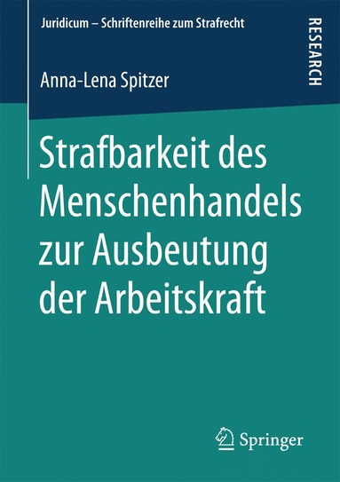 bokomslag Strafbarkeit des Menschenhandels zur Ausbeutung der Arbeitskraft