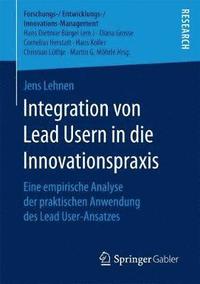 bokomslag Integration von Lead Usern in die Innovationspraxis