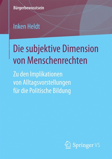 bokomslag Die subjektive Dimension von Menschenrechten