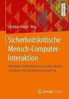 bokomslag Sicherheitskritische Mensch-Computer-Interaktion