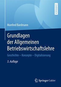 bokomslag Grundlagen der Allgemeinen Betriebswirtschaftslehre