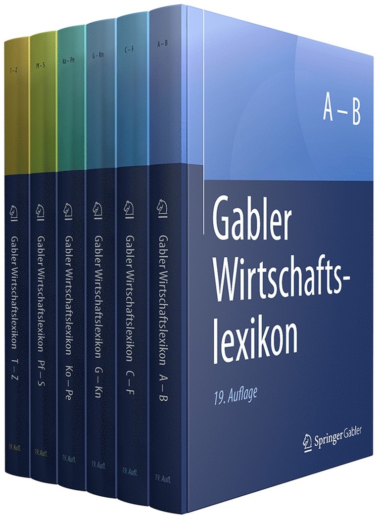Springer Fachmedien Wiesbaden - Gabler Wirtschaftslexikon, Häftad