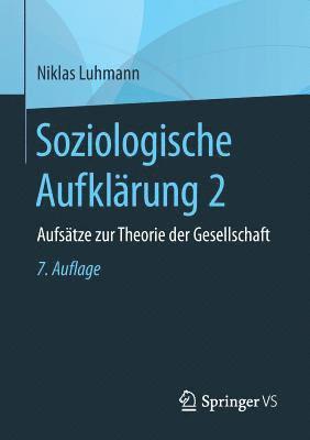 bokomslag Soziologische Aufklrung 2