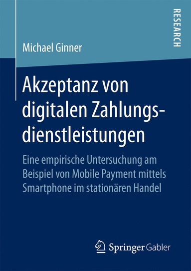 bokomslag Akzeptanz von digitalen Zahlungsdienstleistungen