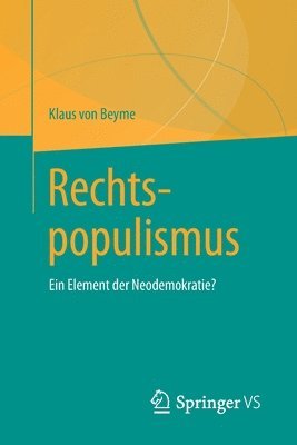 bokomslag Rechtspopulismus