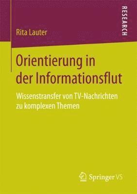 bokomslag Orientierung in der Informationsflut