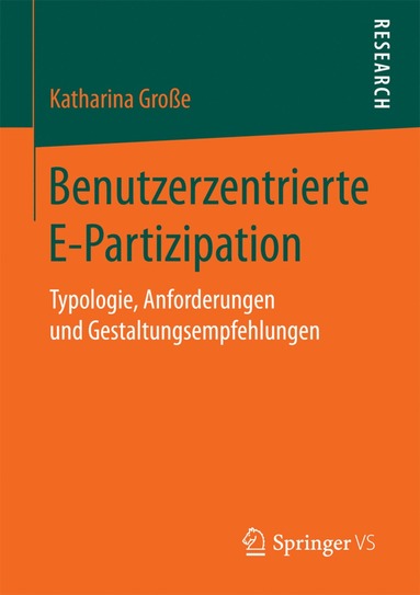 bokomslag Benutzerzentrierte E-Partizipation