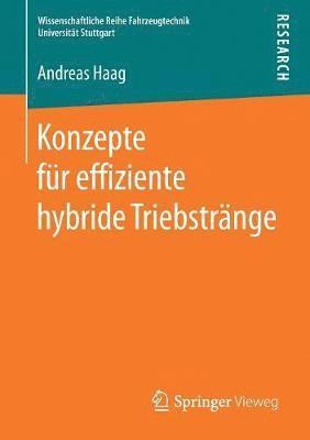 bokomslag Konzepte für effiziente hybride Triebstränge