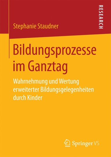 bokomslag Bildungsprozesse im Ganztag