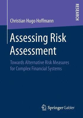 Christian Hugo Hoffmann - Assessing Risk Assessment, Häftad