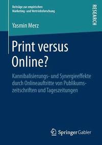bokomslag Print versus Online?