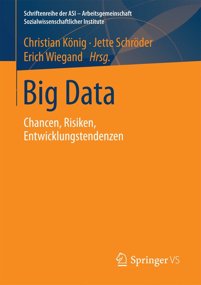 Christian König, Jette Schröder, Erich Wiegand, Christian Konig, Jette Schroder - Big Data, Häftad