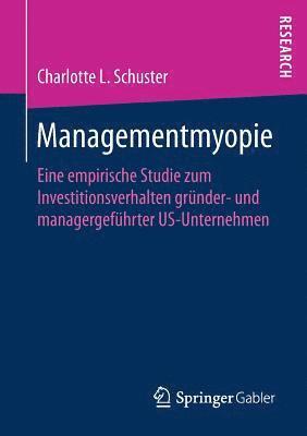 bokomslag Managementmyopie