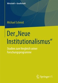 bokomslag Der Neue Institutionalismus