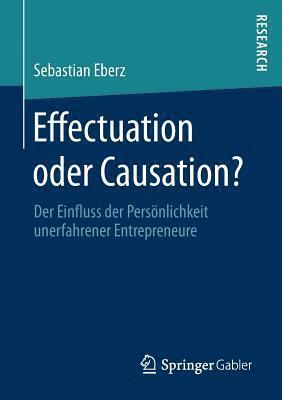 bokomslag Effectuation oder Causation?