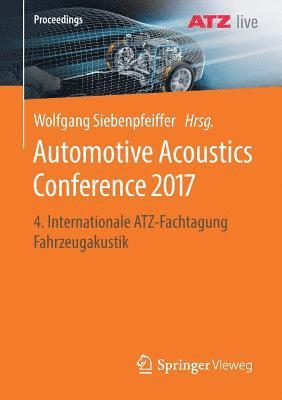 bokomslag Automotive Acoustics Conference 2017