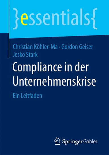 bokomslag Compliance in der Unternehmenskrise