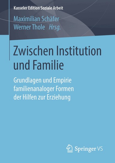 Maximilian Schäfer, Werner Thole - Zwischen Institution und Familie, Häftad