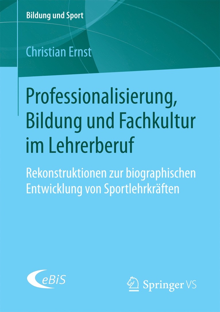 Professionalisierung, Bildung und Fachkultur im Lehrerberuf 1