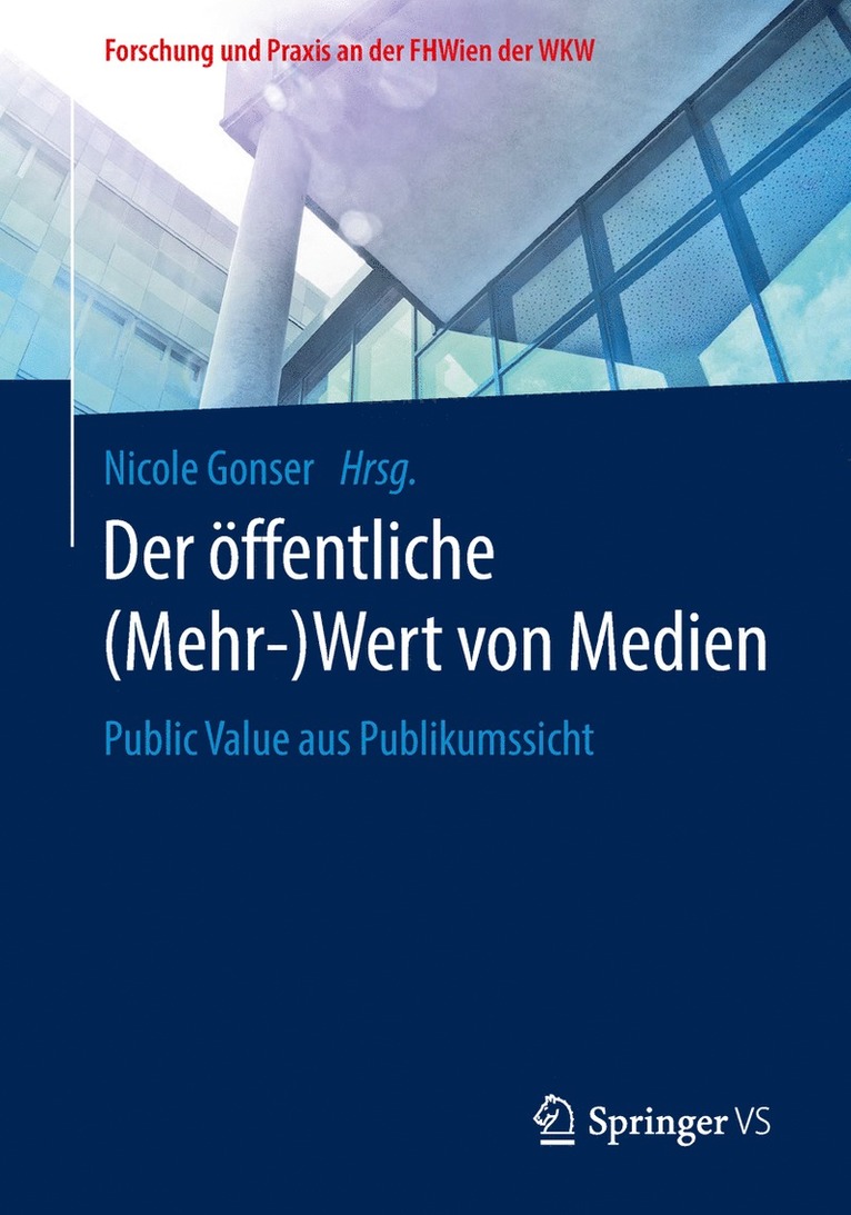 Nicole Gonser - Der öffentliche (Mehr-)Wert von Medien, Häftad