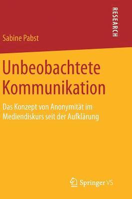 bokomslag Unbeobachtete Kommunikation