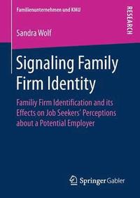 bokomslag Signaling Family Firm Identity