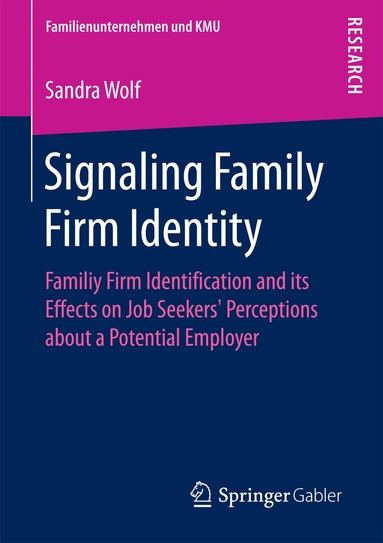 Sandra Wolf - Signaling Family Firm Identity, Häftad