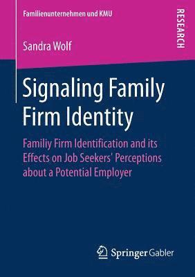 bokomslag Signaling Family Firm Identity