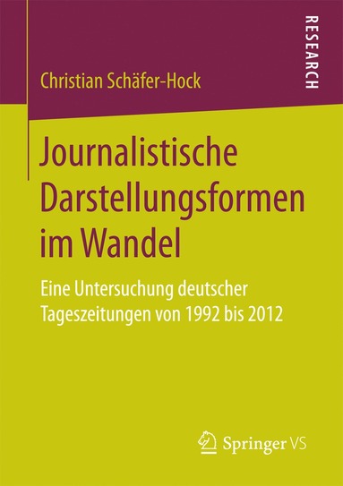 bokomslag Journalistische Darstellungsformen im Wandel