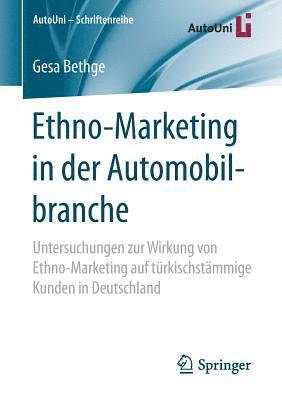 Gesa Bethge - Ethno-Marketing in der Automobilbranche, Häftad