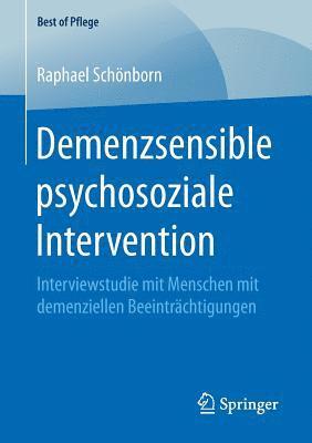 bokomslag Demenzsensible psychosoziale Intervention