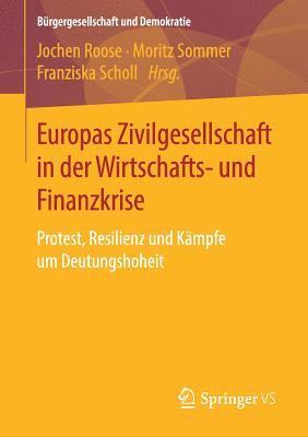 bokomslag Europas Zivilgesellschaft in der Wirtschafts- und Finanzkrise