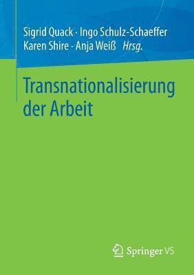 bokomslag Transnationalisierung der Arbeit