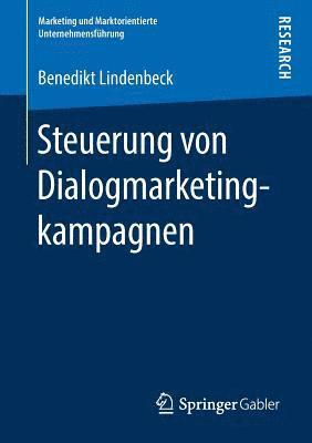 bokomslag Steuerung von Dialogmarketingkampagnen