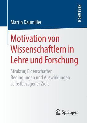 bokomslag Motivation von Wissenschaftlern in Lehre und Forschung