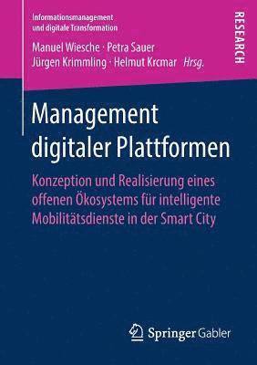 bokomslag Management digitaler Plattformen