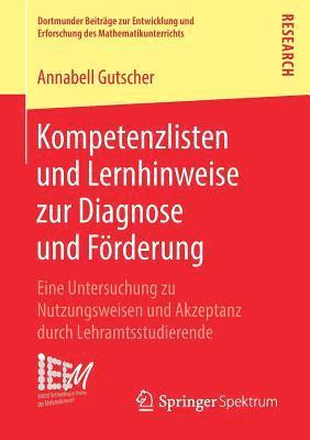 bokomslag Kompetenzlisten und Lernhinweise zur Diagnose und Frderung