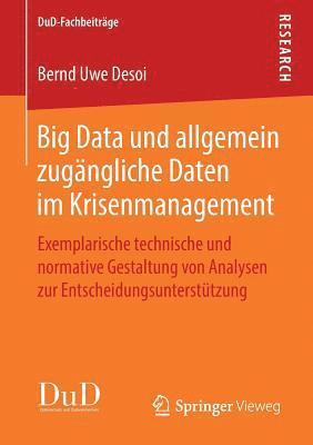 Big Data und allgemein zugngliche Daten im Krisenmanagement 1