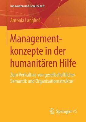 Managementkonzepte in der humanitren Hilfe 1