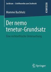 bokomslag Der nemo tenetur-Grundsatz